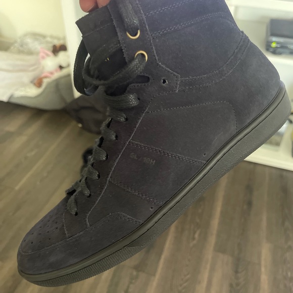 YSL Men’s High Top Sneakers - Picture 3 of 4